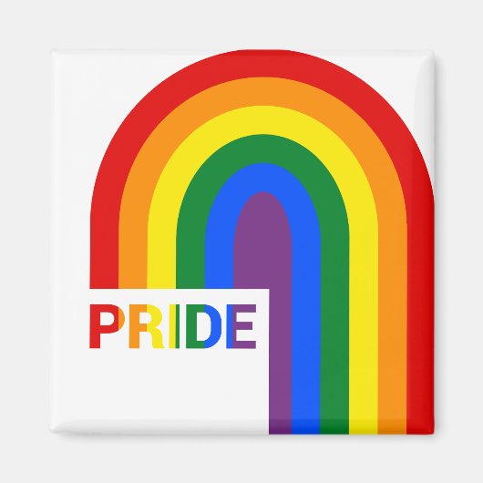 Pride Rainbow Magnet (Vorne)