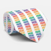 Pride Rainbow Neck Tie Krawatte (Gerollt)