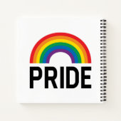 Pride Rainbow Notizblock (Rückseite)