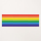 Pride Rainbow Ombre Flag Yogamatte (Vorderseite (Horizontal))