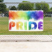 Pride Rainbow Outdoor Banner (Insitu)