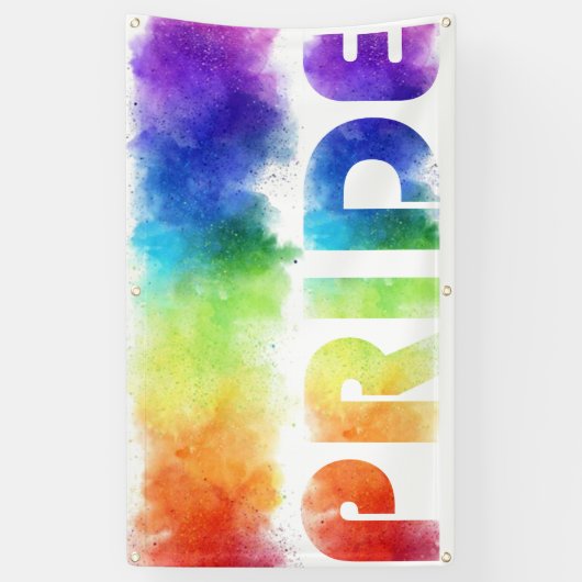 Pride Rainbow Outdoor Banner (Vertikal)