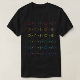 Pride Rainbow Pattern Dots Gay LGBT Quee Allianz T-Shirt