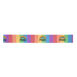 Pride Rainbow Satinband