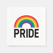 Pride Rainbow Serviette (Vorderseite)