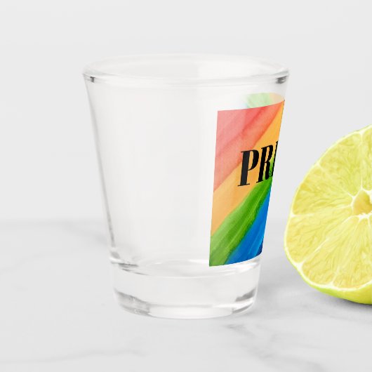 Pride Rainbow Shotglas Schnapsglas (Links)