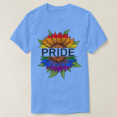 Pride Rainbow Sonnenblume Flag Pride LGBT Pride Mo T-Shirt (Design vorne)