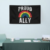 Pride Rainbow Stolz Ally Lesbian Pride Vintag Banner (Messeveranstaltung)