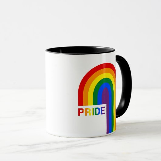 Pride Rainbow Tasse (VorderseiteRechts)