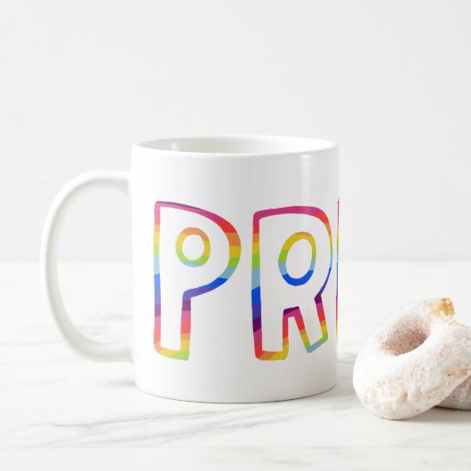 PRIDE RAINBOW TASSE (Mit Donut)