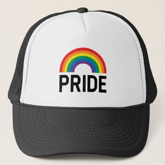 Pride Rainbow Truckerkappe (Vorderseite)