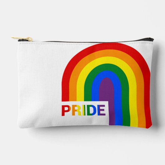 Pride Rainbow Zubehörtasche (Vorderseite)