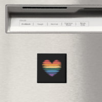 Pride Rainbows Herz Print LGBT Gay Pride