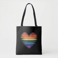 Pride Rainbows Herz Print LGBT Gay Pride