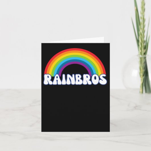 Pride Rainbros Sticker Karte (Vorderseite)