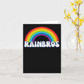 Pride Rainbros Sticker Karte (Gelbe Blume)