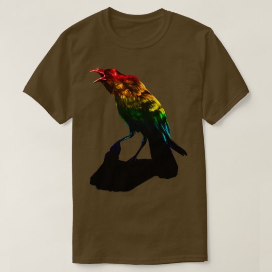 Pride raven T-Shirt (Design vorne)
