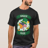 Pride Red Beard Redhead Ginger Bearded Shamrock Pa T-Shirt (Vorderseite)