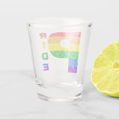 "PRIDE" REGENBOGEN #3 SCHNAPSGLAS (Rückseite)