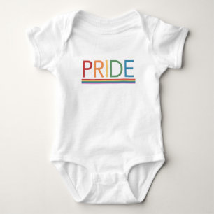 PRIDE Regenbogen-Baby-Body Baby Strampler