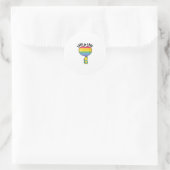 Pride Regenbogenaufkleber (rund) Runder Aufkleber (Tasche)