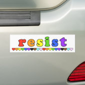 Pride Resist Bumper Autoaufkleber (Auf Auto)
