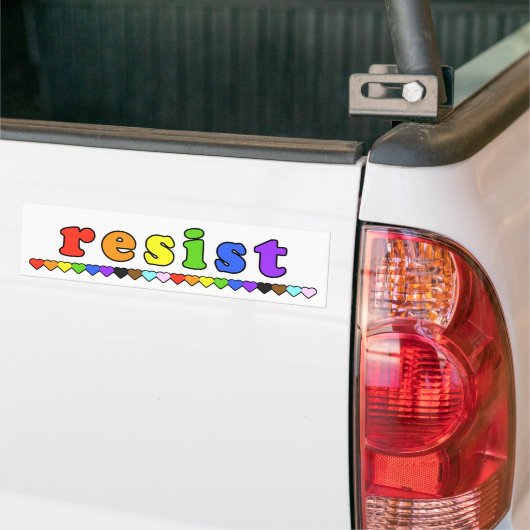 Pride Resist Bumper Autoaufkleber (Auf Lkw)