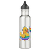 Pride Rubber Duck Coffee Tasse Edelstahlflasche (Rechts)