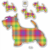 Pride Scottie Sticker (Vorderseite)
