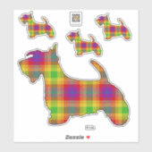 Pride Scottie Sticker (Blatt)