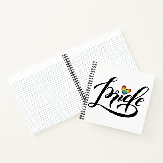 Pride Script Heart Notizblock (Innenseite)