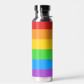 Pride Shield: Regenbogenflagge Trinkflasche (Links)
