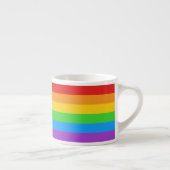 Pride Shot: Regenbogenflagge Espressotasse (Rechts)
