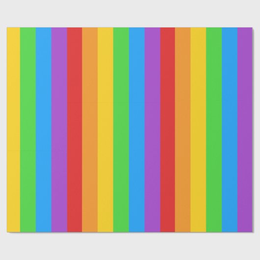 Pride Spectrum: Regenbogenflagge Geschenkpapier (Flach)