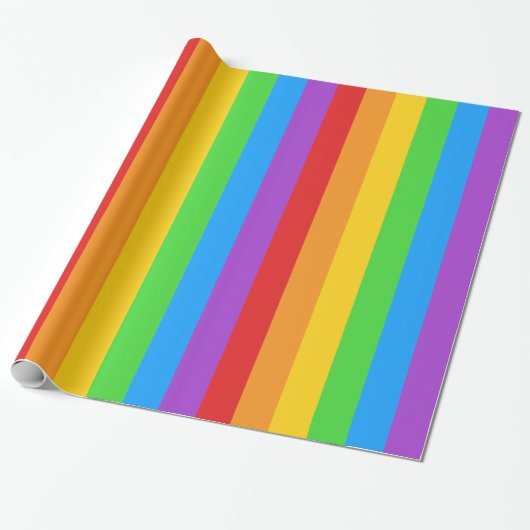 Pride Spectrum: Regenbogenflagge Geschenkpapier (Ungerollt)