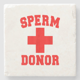 PRIDE SPERM DONOR DISPENSER FUNNY HALLOWEEN COSTUM STEINUNTERSETZER