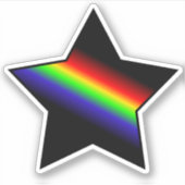 Pride Star Sticker (Vorderseite)