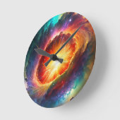 Pride Supernova -  Runde Wanduhr (Winkel)