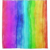 Pride-Symbol-Flagge für ein Leben in Diskriminieru Duschvorhang (Vorderseite)