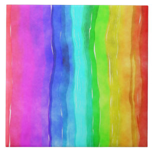 Pride-Symbol-Flagge für ein Leben in Diskriminieru Fliese