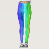 Pride-Symbol-Flagge für ein Leben in Diskriminieru Leggings (Vorderseite)