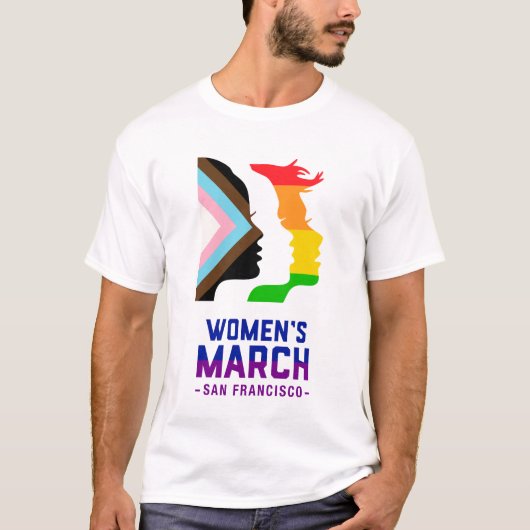 Pride T - Shirt März Frauen San Francisco (Vorderseite)