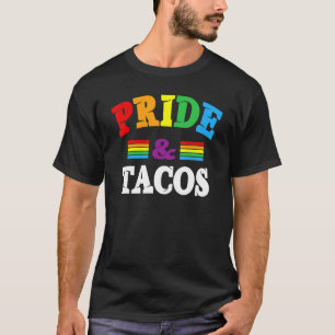 Pride & Tacos Lgbt Lgbtq Gay Pride Regenbogenflagg T-Shirt