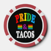 Pride Tacos Lgbt Pokerchips (Rückseite)