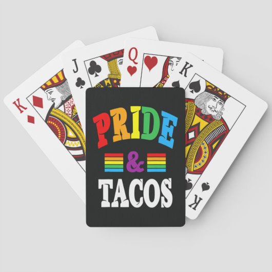Pride Tacos Lgbt Spielkarten (Rückseite)