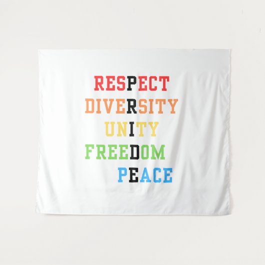 Pride Tapestry Wandteppich (Vorderseite (Horizontal))