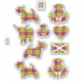 Pride Tartan Sticker (Vorderseite)