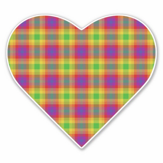 Pride Tartan Sticker (Vorderseite)