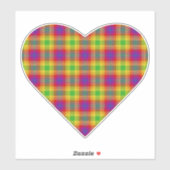 Pride Tartan Sticker (Blatt)