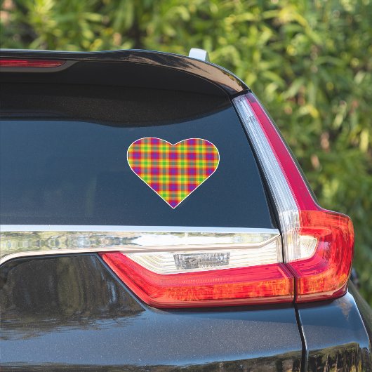 Pride Tartan Sticker (Auto Seite)
